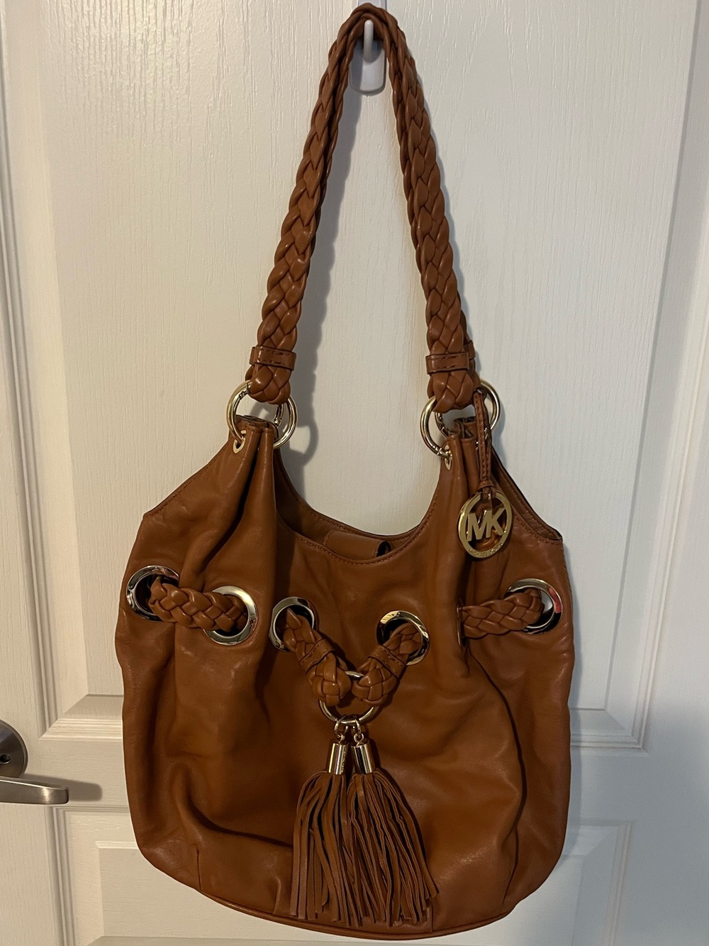 Michael Kors Leather Braided Purse ✨